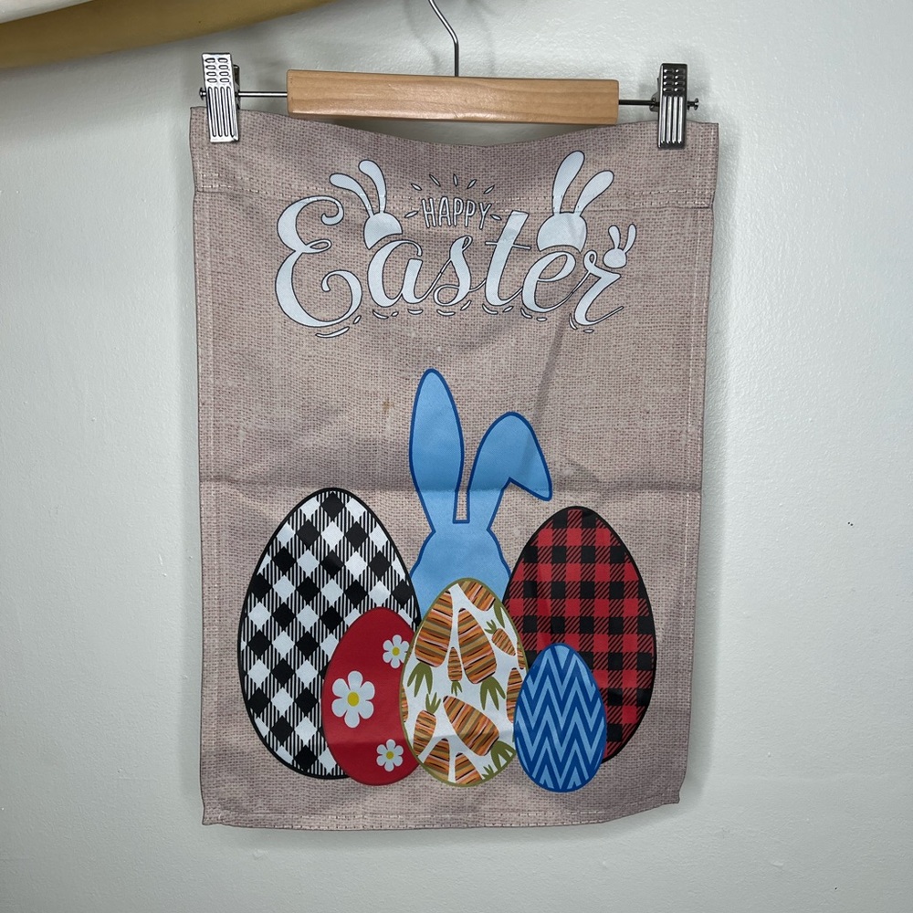 Brand New-2 Sided-Happy Easter Garden Flag